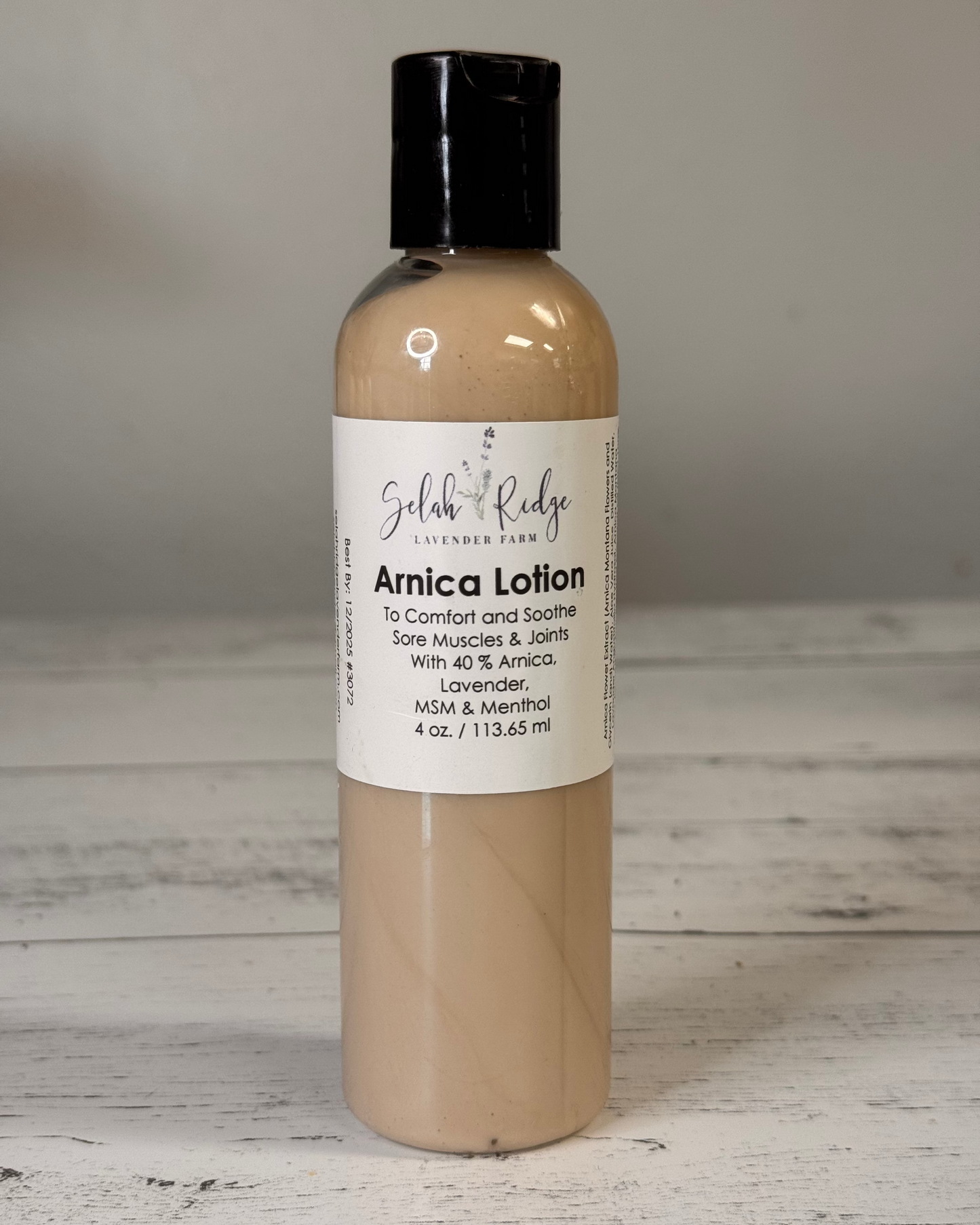 Arnica Lotion Now with MSM and Menthol