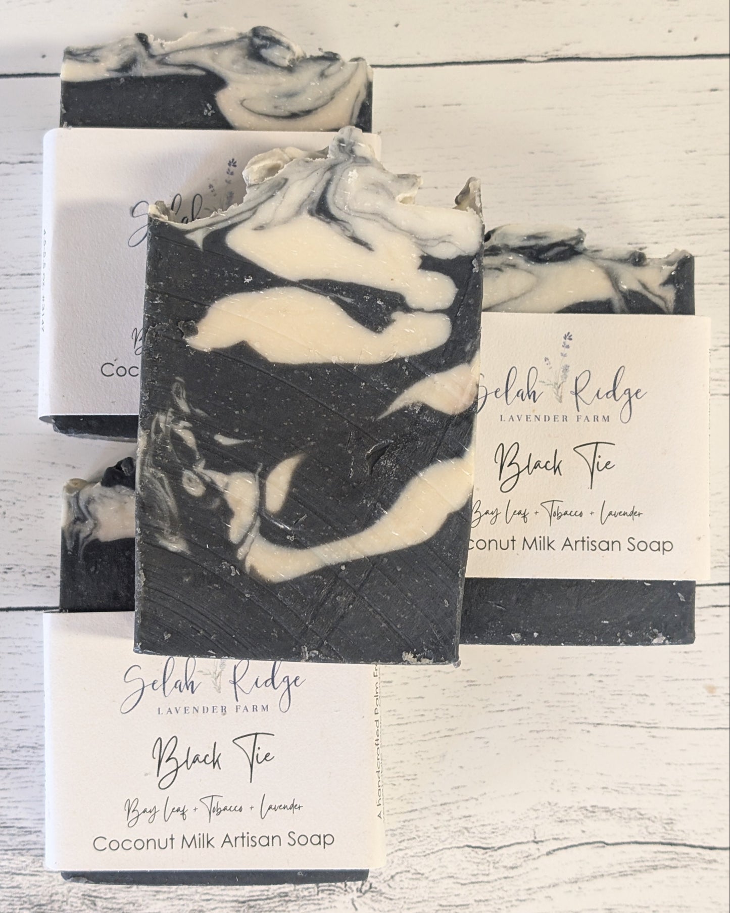 Black Tie Bar Soap with Activated Charcoal