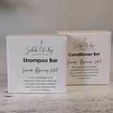 Lavender Rosemary Mint Shampoo Bar and Hair Conditioner Bar Set