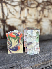 Patchouli, Lavender and Tangerine Soap with moisturizing Coconut Milk