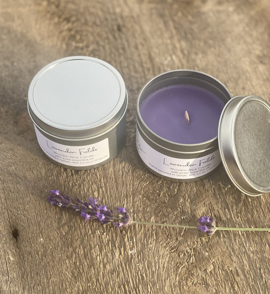 Lavender Fields Travel Candle